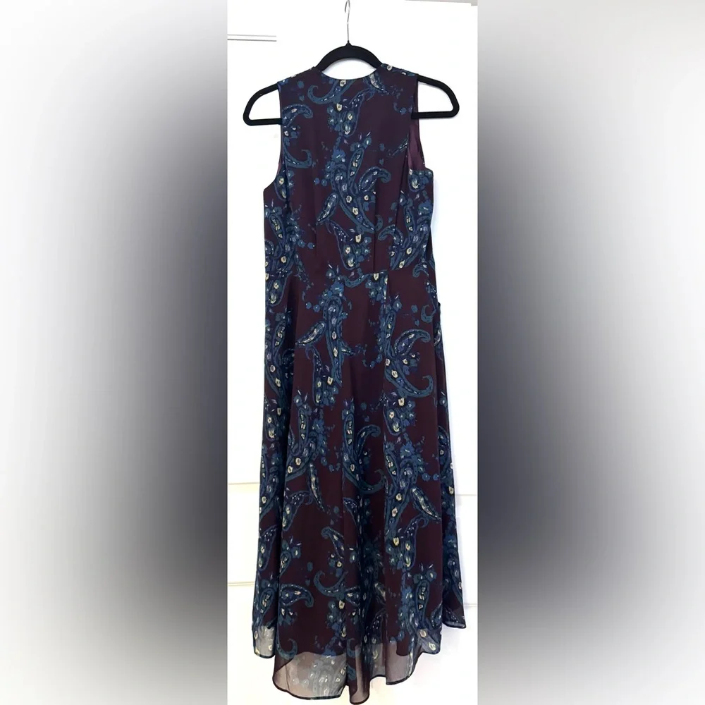 CAbi Dress Treasure Paisley Printed Pleated Pockets - Picture 9 of 11
